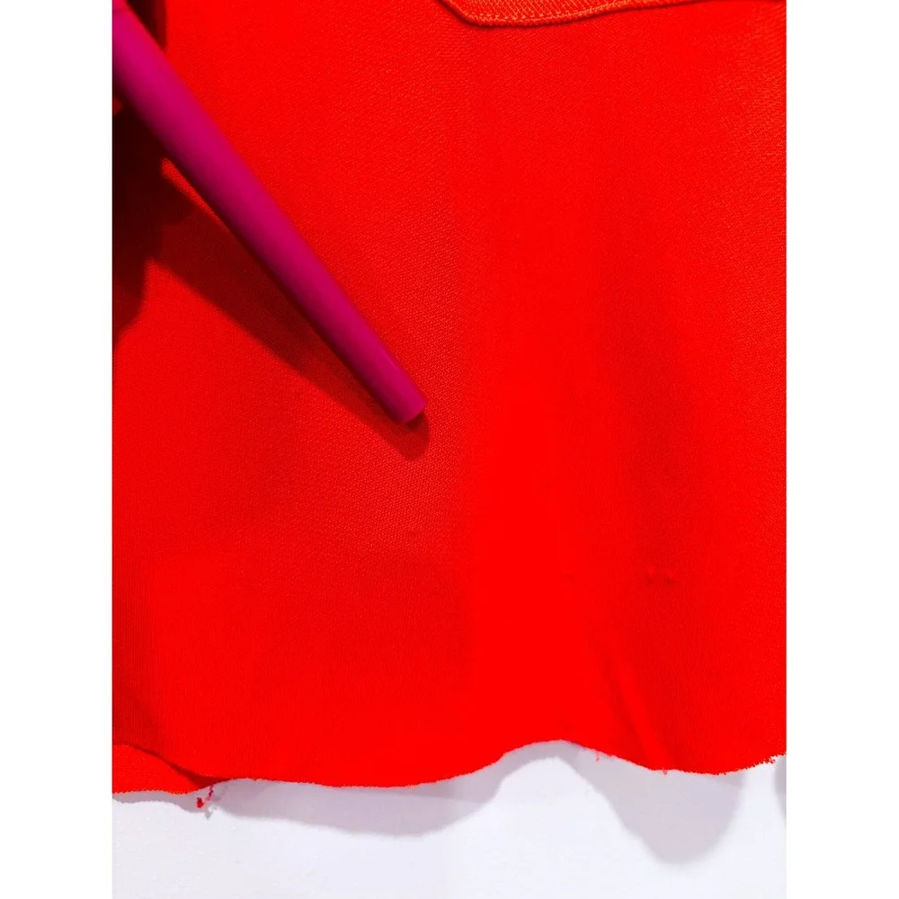 ZARA Bright orange flowy t-shirt | Minimalist casual | Small - Picture 7 of 8